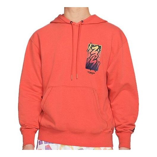 

Толстовка Air Jordan Dri-FIT Zion Sports Hoodies 'Orangered Red', красный