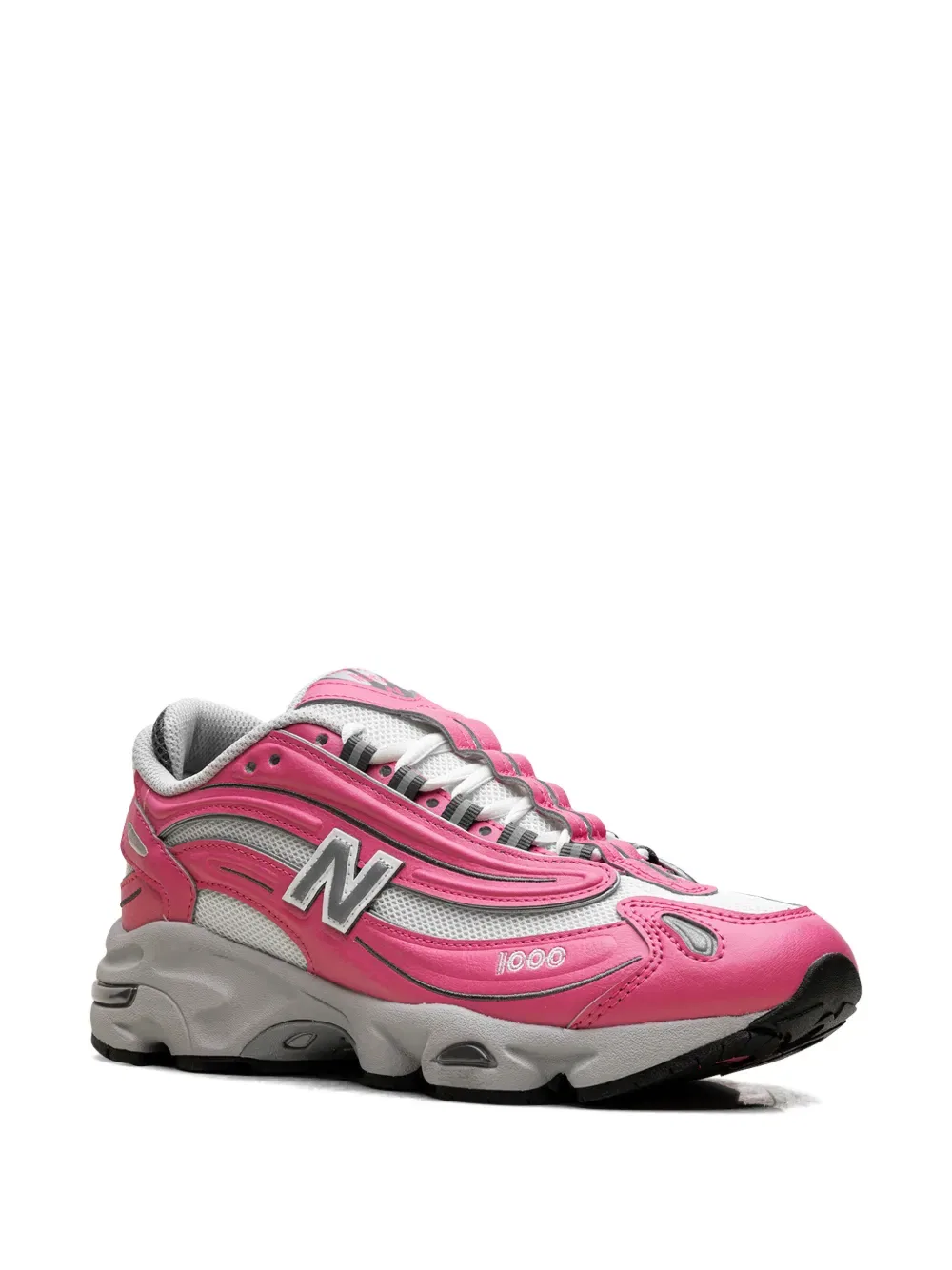 Кроссовки с аппликацией логотипа New Balance, розовый — фото 2