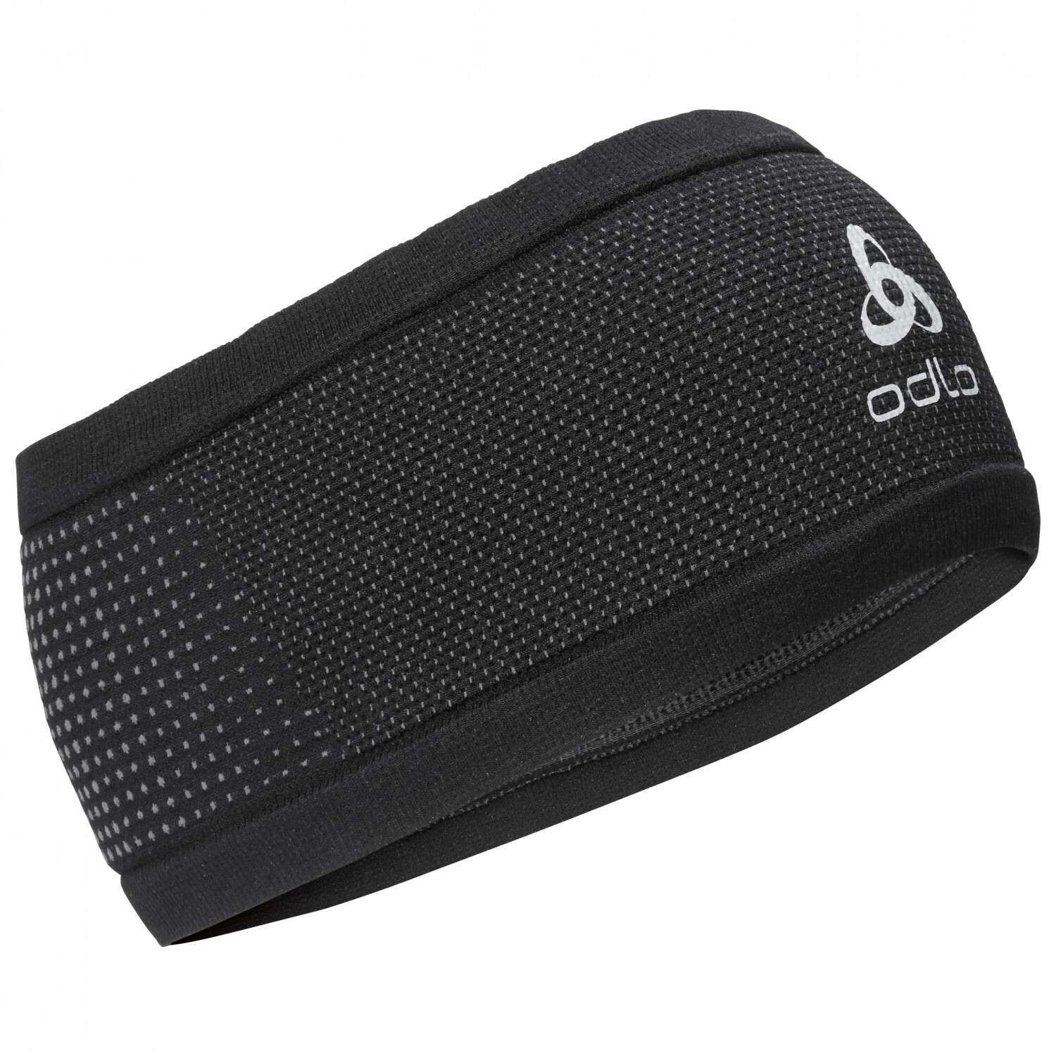 

Повязка на голову Odlo Headband Velocity Ceramiwarm, цвет Black/Odlo Steel Grey