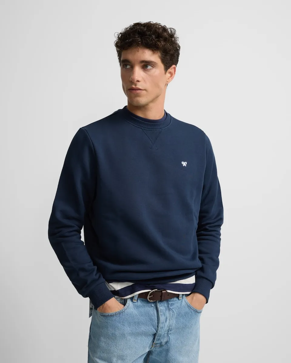 

Мужская толстовка с мини-логотипом Silbon, темно-синий