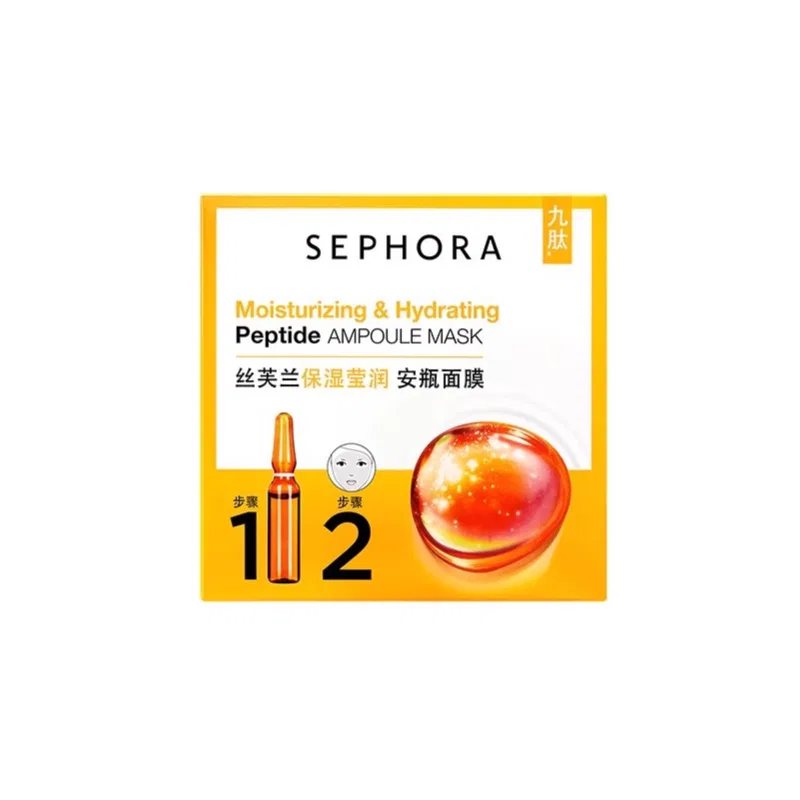 Маска для лица Sephora — Листовые маски Hydrating Ampoules успокаивающие и восстанавливающие — фото 4