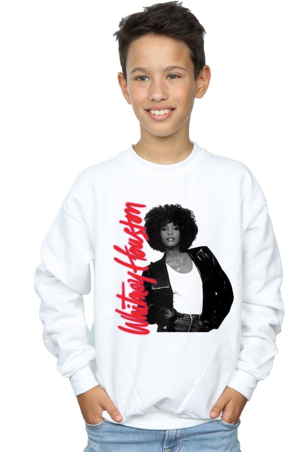 

Толстовка Whitney Pose Whitney Houston, белый