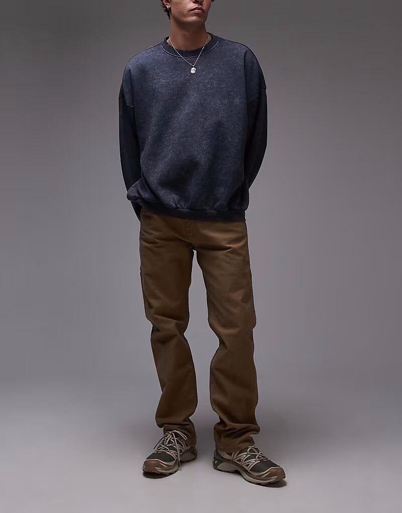 

Levi's Workwear capsule 505 Utility прямые парусиновые брюки светло-коричневого цвета