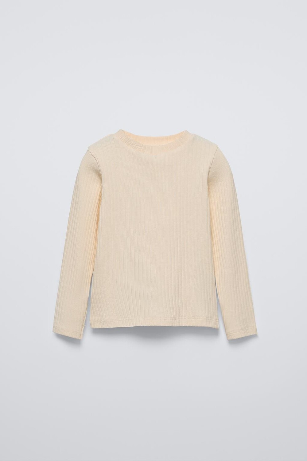 

Футболка в рубчик ZARA, экрю