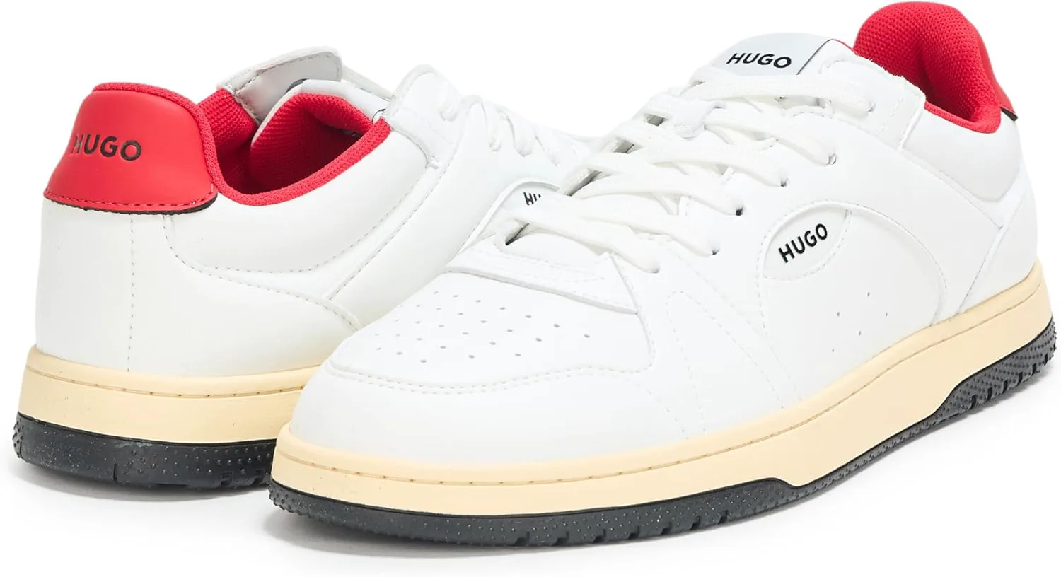 

Кожаные кроссовки Hugo Mens Essential Basket, белый