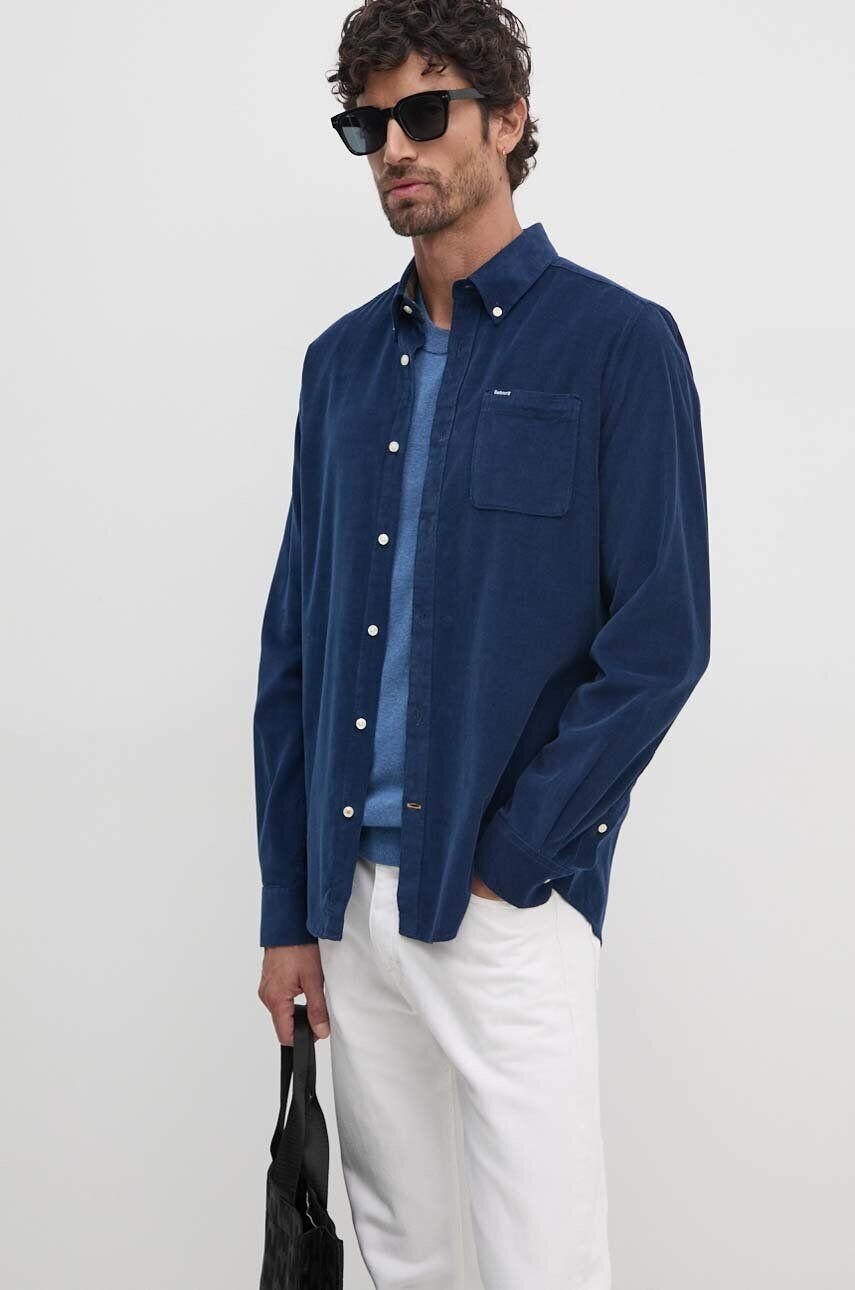

Рубашка Barbour из хлопка, темно-синий