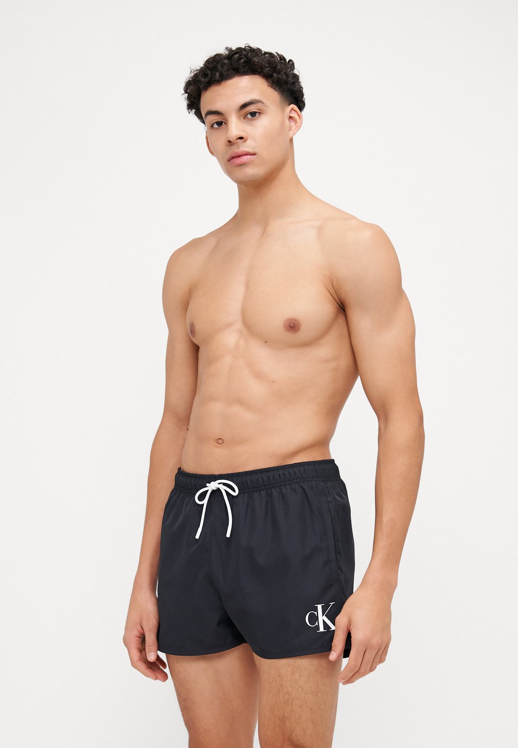

Пляжные шорты DRAWSTRING Calvin Klein Swimwear, черный