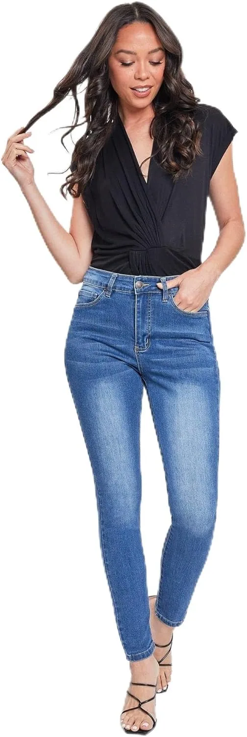 

Royalty for Me Женские джинсы High Rise Skinny с регулируемой спинкой