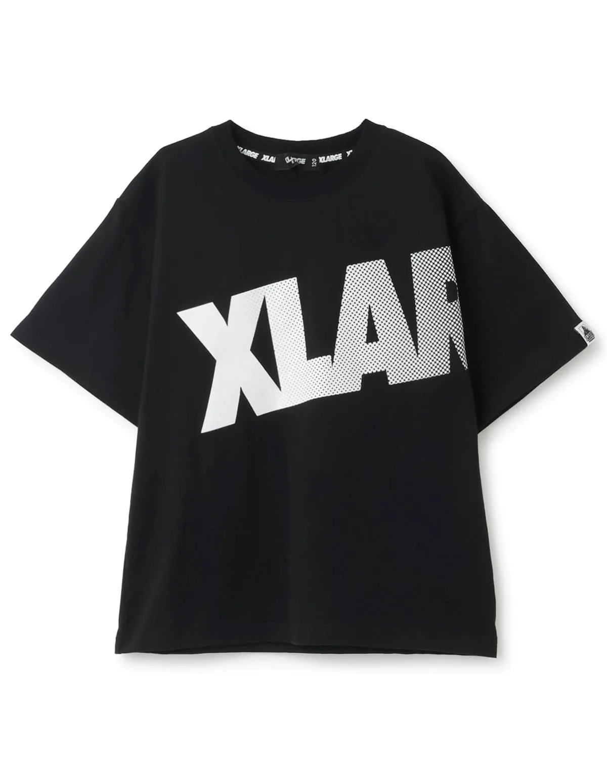 Футболка XLARGE KIDS с градиентным логотипом чёрная