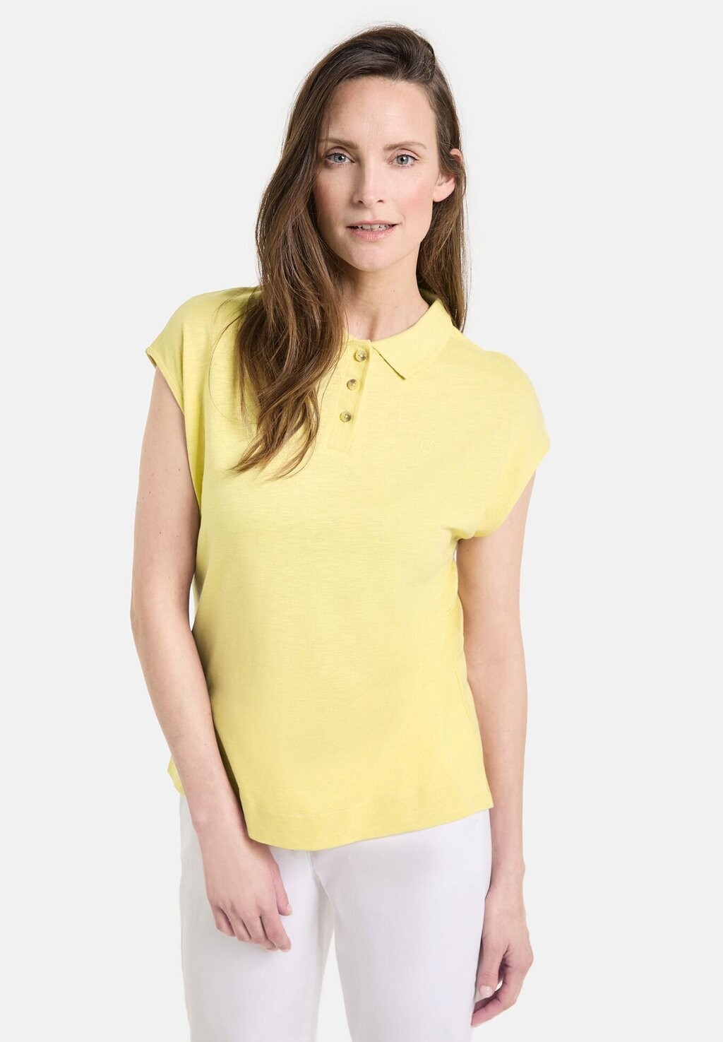 

Рубашка поло KURZARM OBERTEIL Gerry Weber, светло-желтый