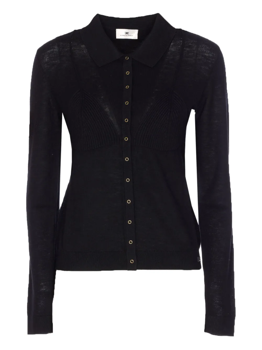 

Кардиган на пуговицах Elisabetta Franchi, черный