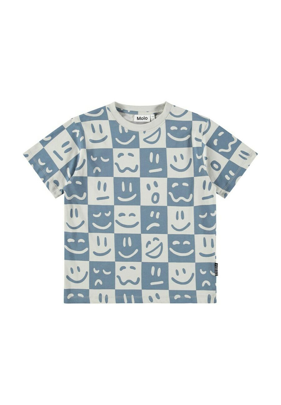 

Футболка Molo RILEY, Mood Squares/Light Blue