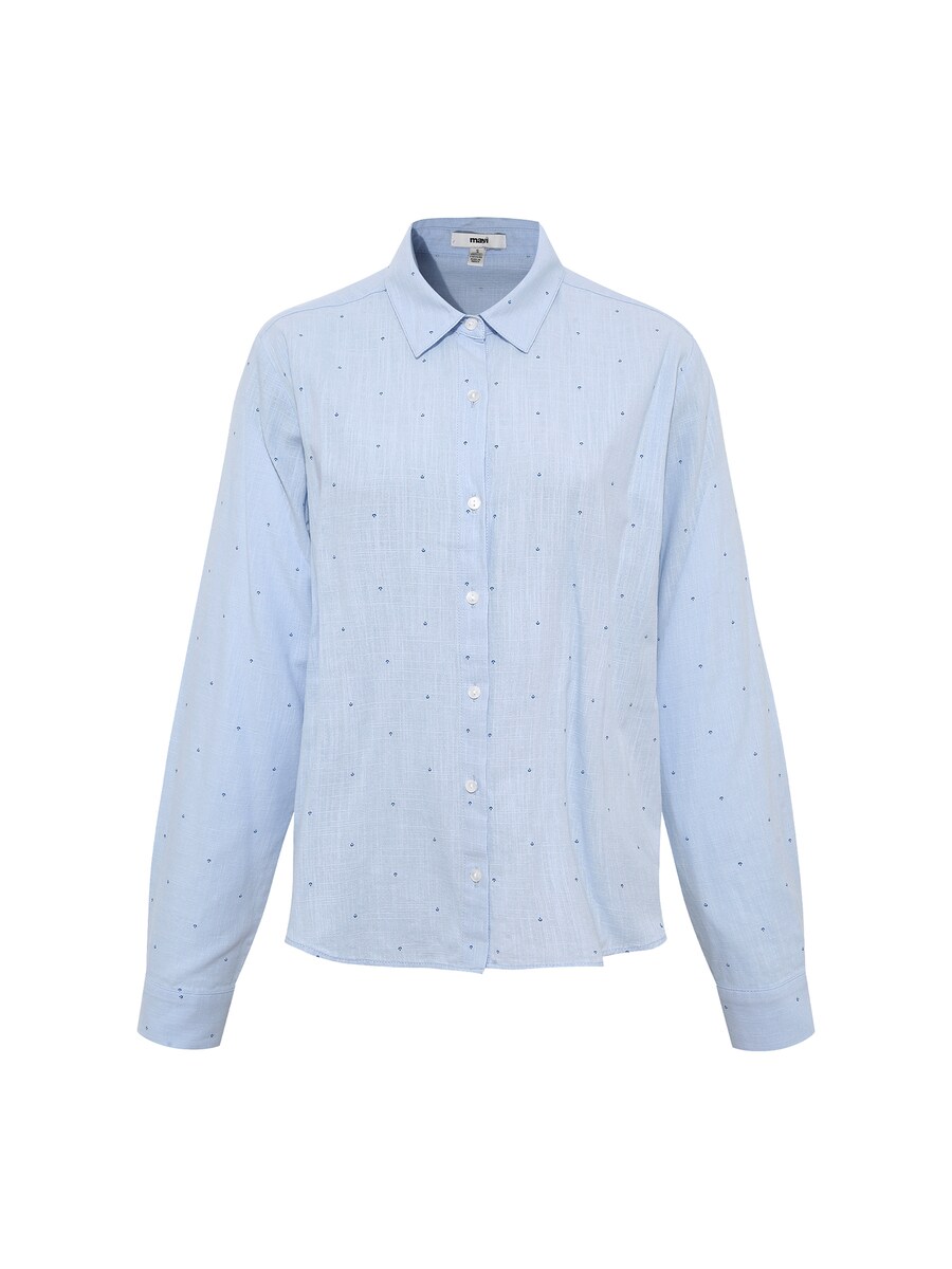 

Блуза Mavi, цвет Light blue/Dark blue