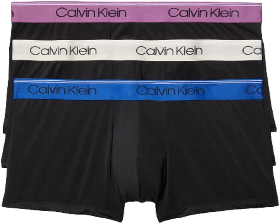 

Комплект из 3 трусов-боксеров Calvin Klein Men's Underwear Micro Stretch, Black Bodies W/ Ameythyst, Silver Birch, Midnight