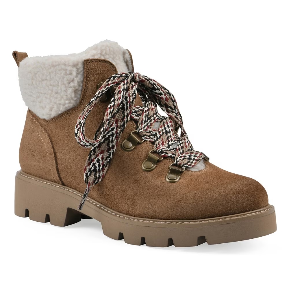 Ботильоны с перчатками White Mountain, цвет chestnut suede
