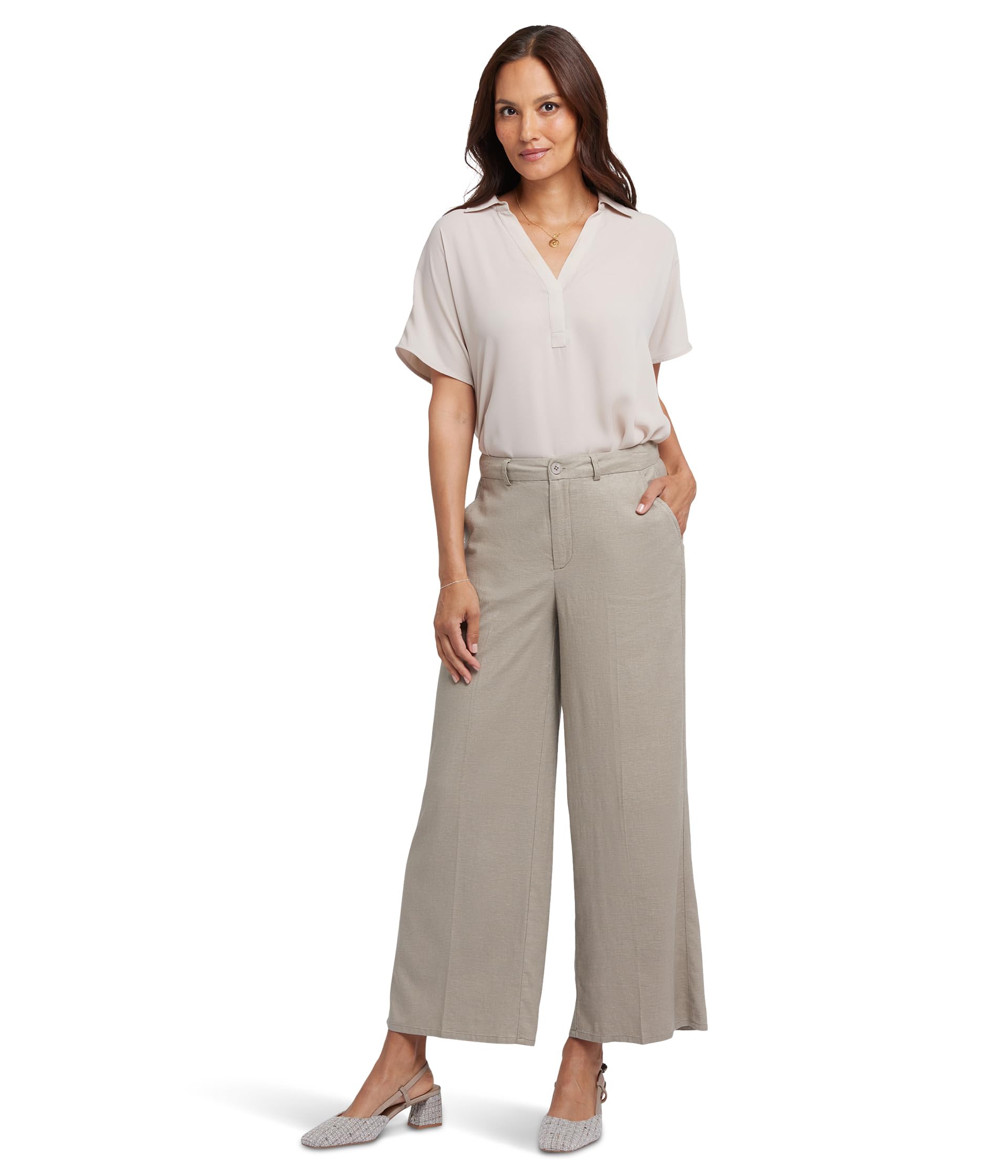 

Брюки NYDJ Morgan Trouser Pants, Saddlewood