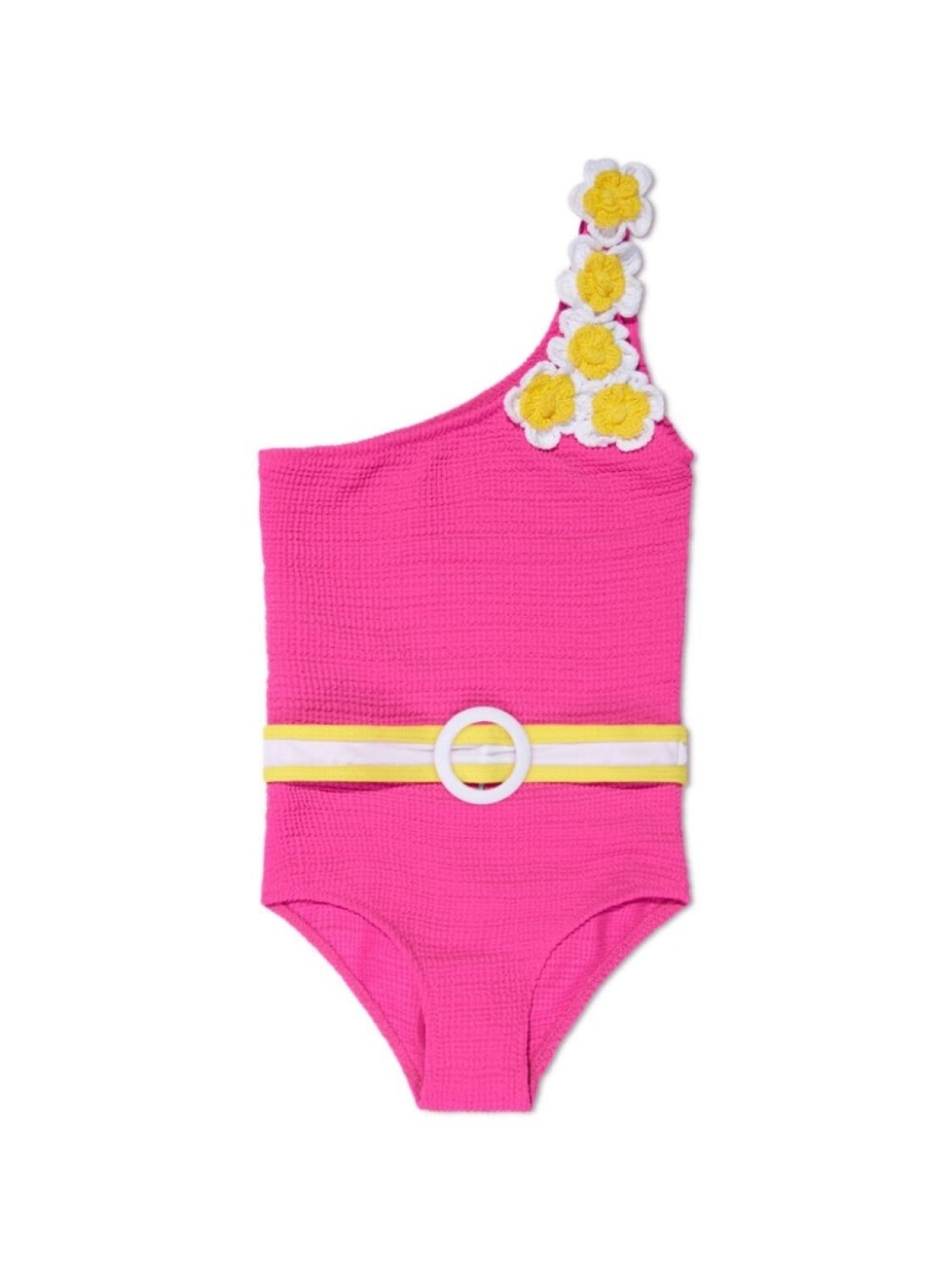 

Купальник с жатым эффектом Nessi Byrd Kids, розовый
