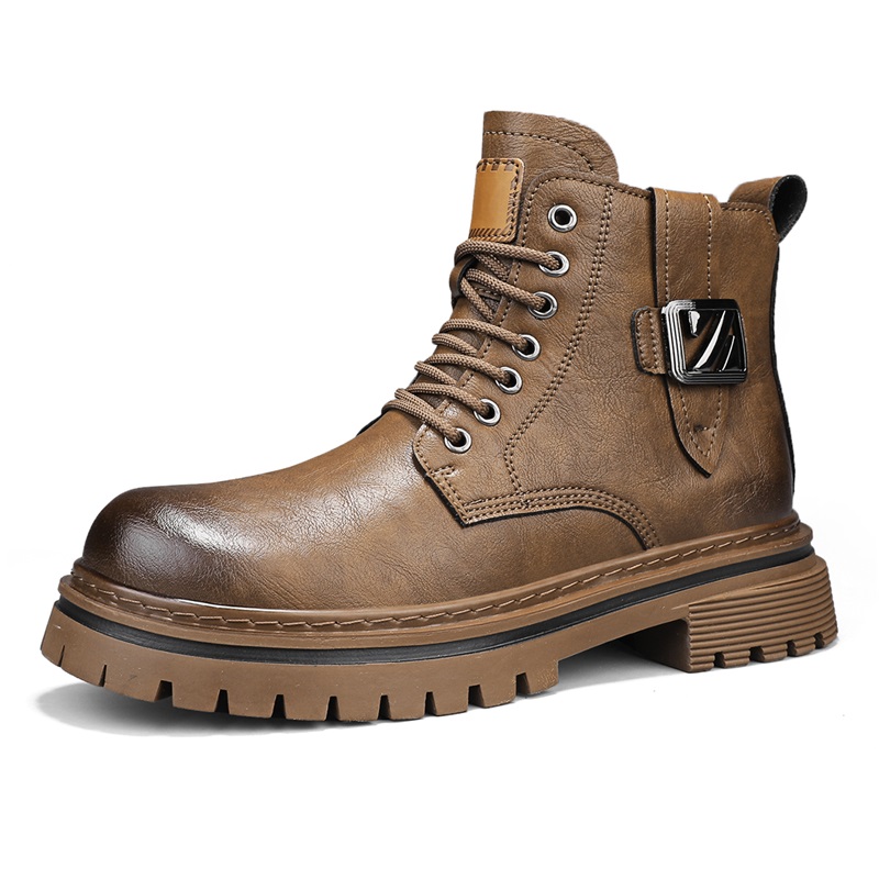 

TONYBEAR Мужские ботинки Martin черно-коричневые, цвет Brown