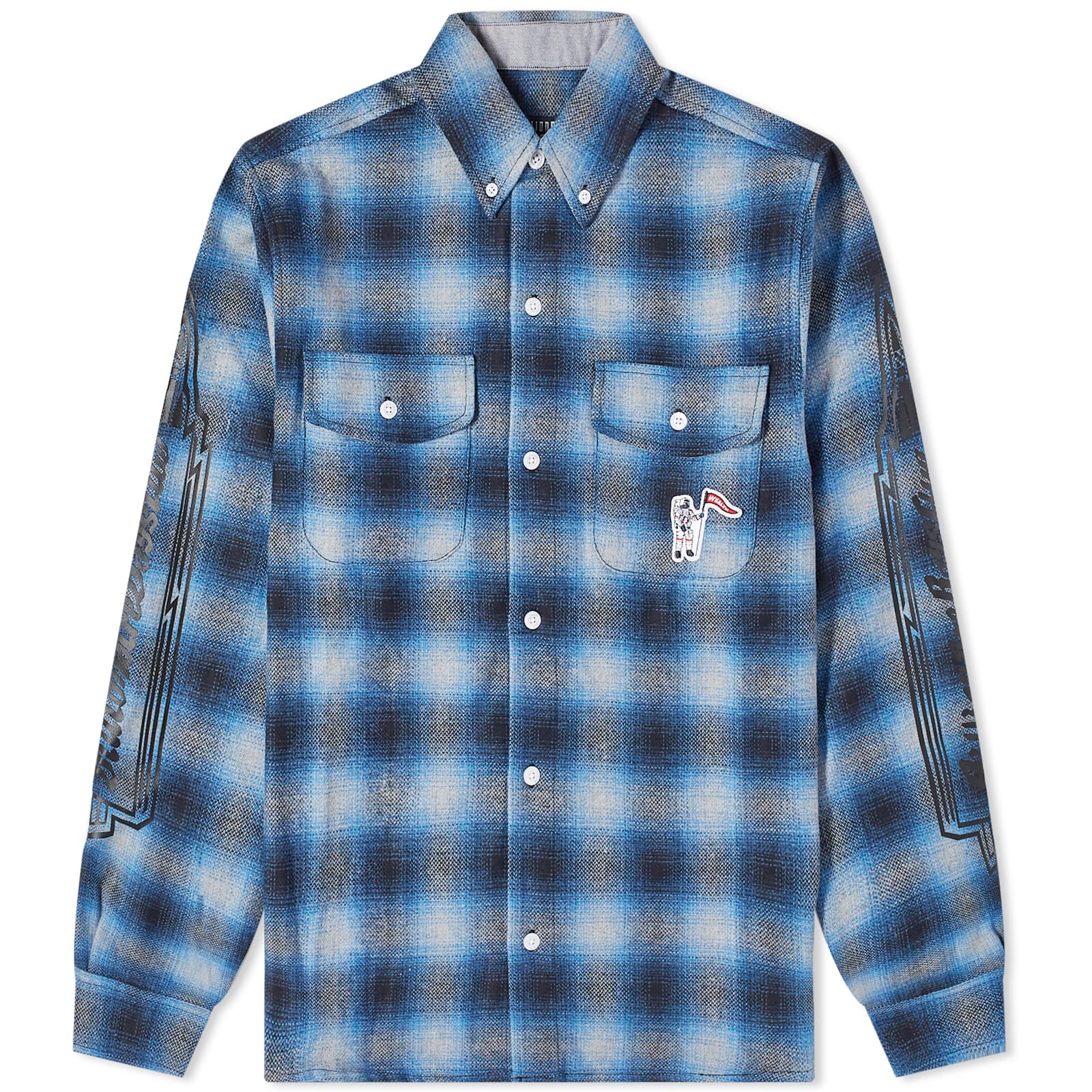 

Рубашка Billionaire Boys Club Long Sleeve Check, синий