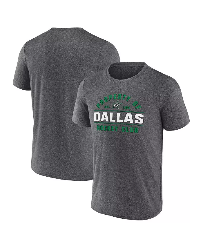 

Мужская футболка Heather Charcoal Dallas Stars Property of Fanatics