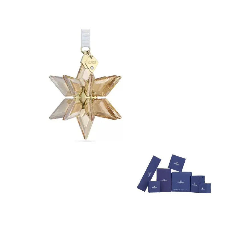 

Swarovski Праздничное новогоднее украшение 3D 2023, Gold