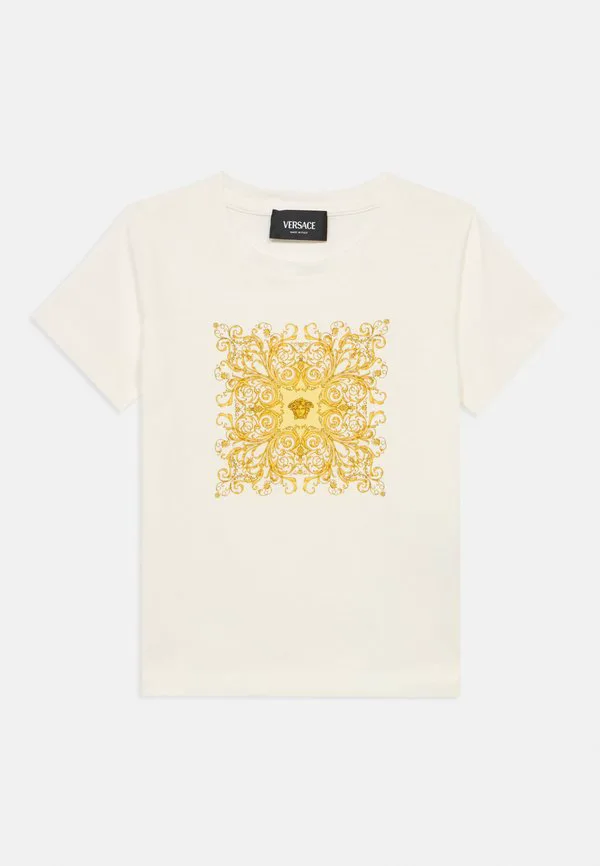 Футболка унисекс с принтом cornice medusa ramadan Versace, Bianco