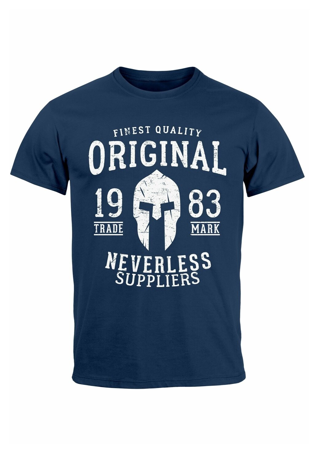 

Футболка с принтом ORIGINAL GLADIATOR SPARTA HELM ATHLETIC VINTAGE Neverless, темно-синий