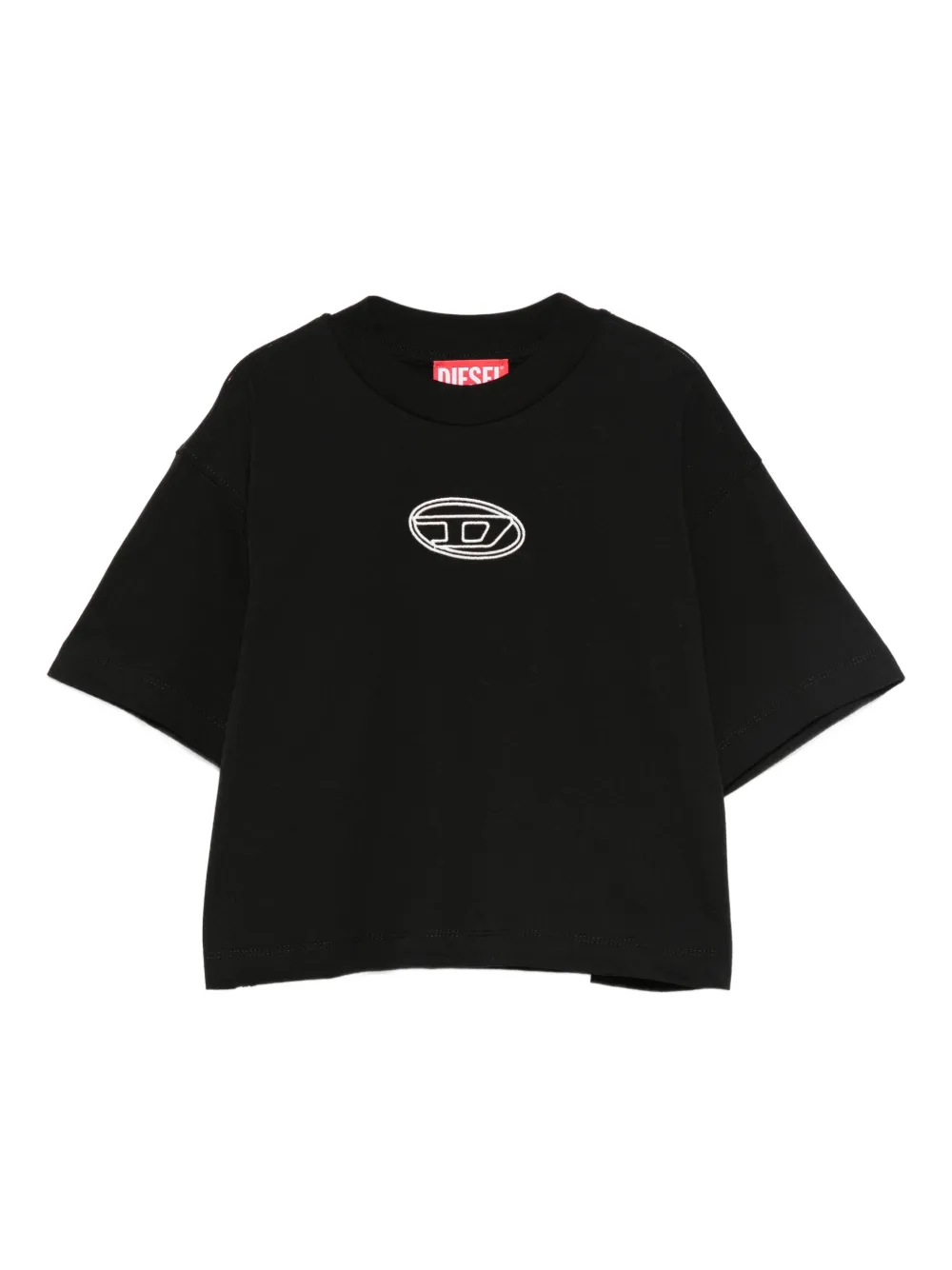 

Футболка с вышитым логотипом Tixan Diesel Kids, черный
