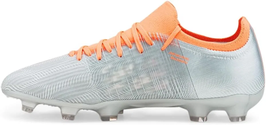 Кроссовки Puma Ultra 3.4 Fg/Ag для мужчин, Silver Neon Citrus — фото 3