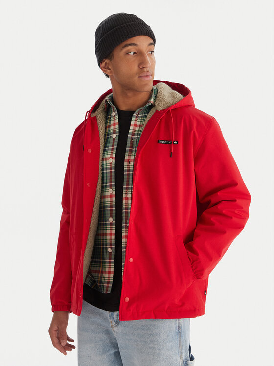 

Демисезонная куртка regular fit EQYJK04186 Quiksilver, красный