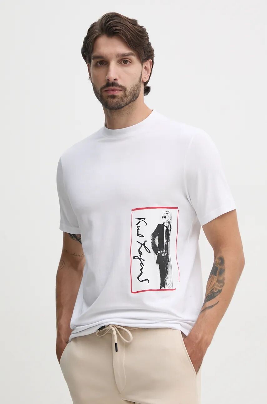 

Футболка Карла Лагерфельда Karl Lagerfeld, белый