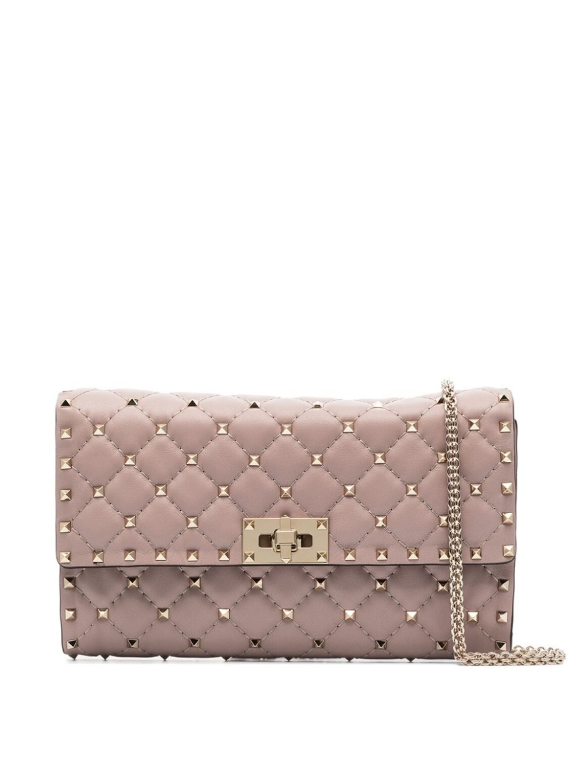 

Valentino Garavani сумка на плечо Rockstud среднего размера, нейтральный цвет