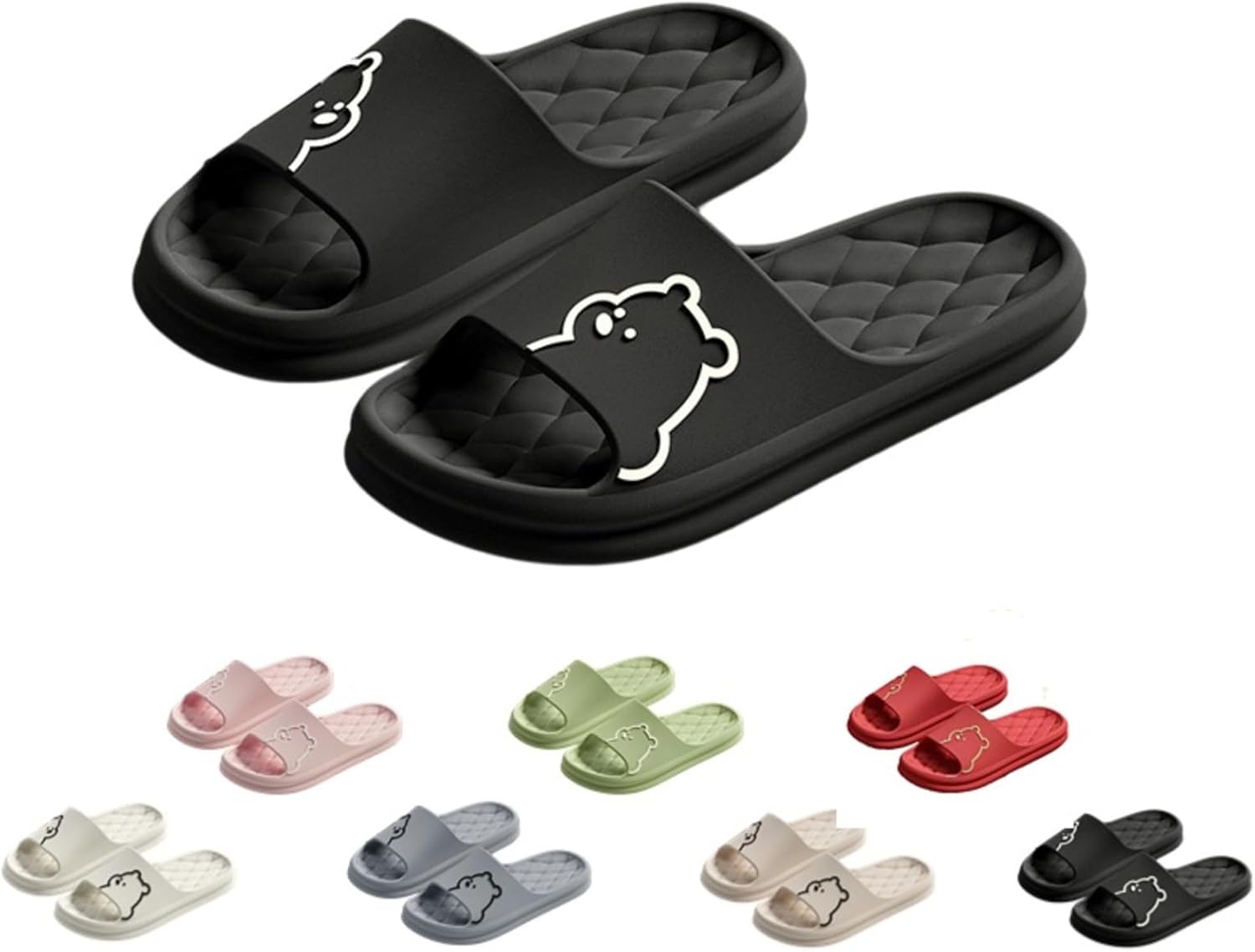 

Женские душевая тапочки Japado, банные тапочки, сандалии, домашние тапочки, для дома и улицы, пляжные, нескользящие, для женщин и мужчин, черный