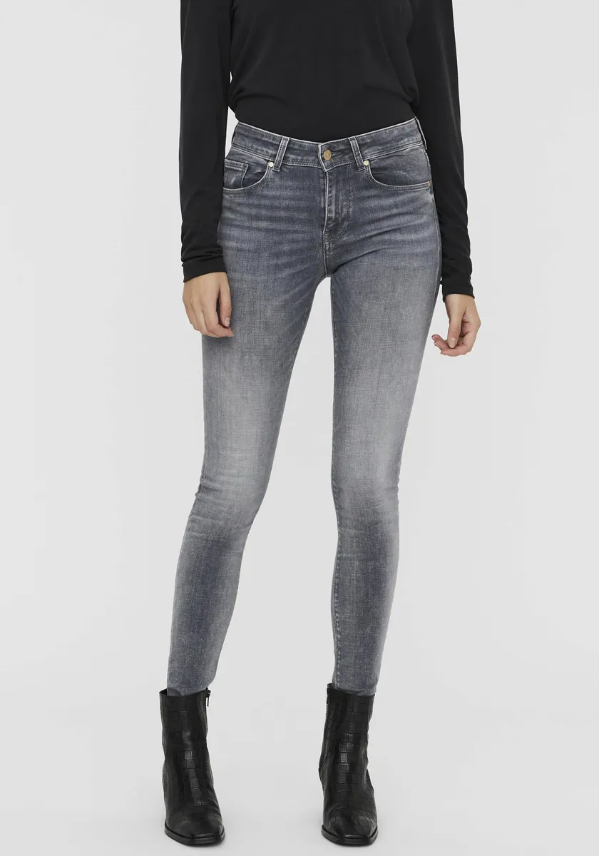 

Джинсы скинни Vero Moda "VMLUX MR SLIM JEANS", джинсовый
