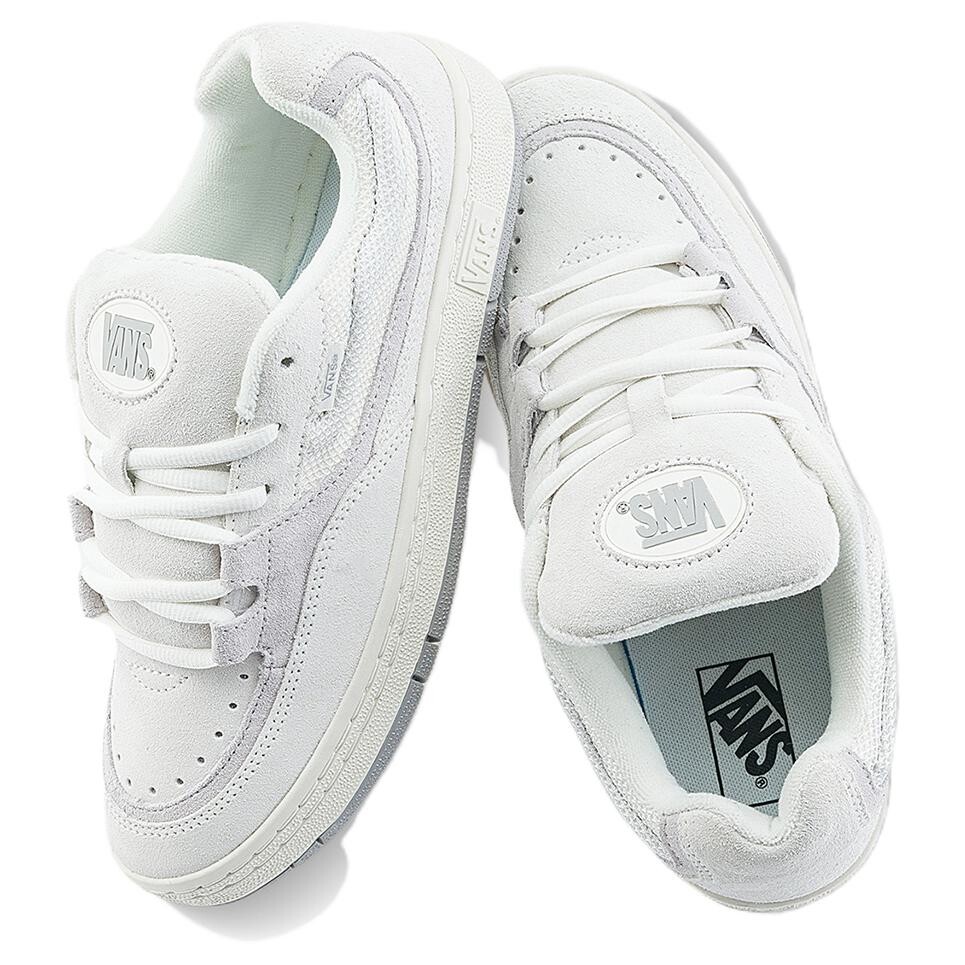 Кроссовки Vans SPEED LS Skateboarding Shoes Unisex Low-top Grey/white, серый/черный/кремовый — фото 4