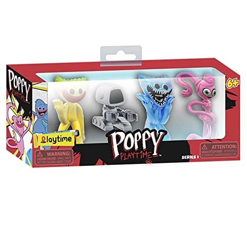 

Bizak Poppy Playtime Pack 7 см Минифигурки с главными героями видеоигры. Воссоздайте игру вместе с друзьями с помощью этих оригинальных и зловещих кукол от 6 лет (64237701)