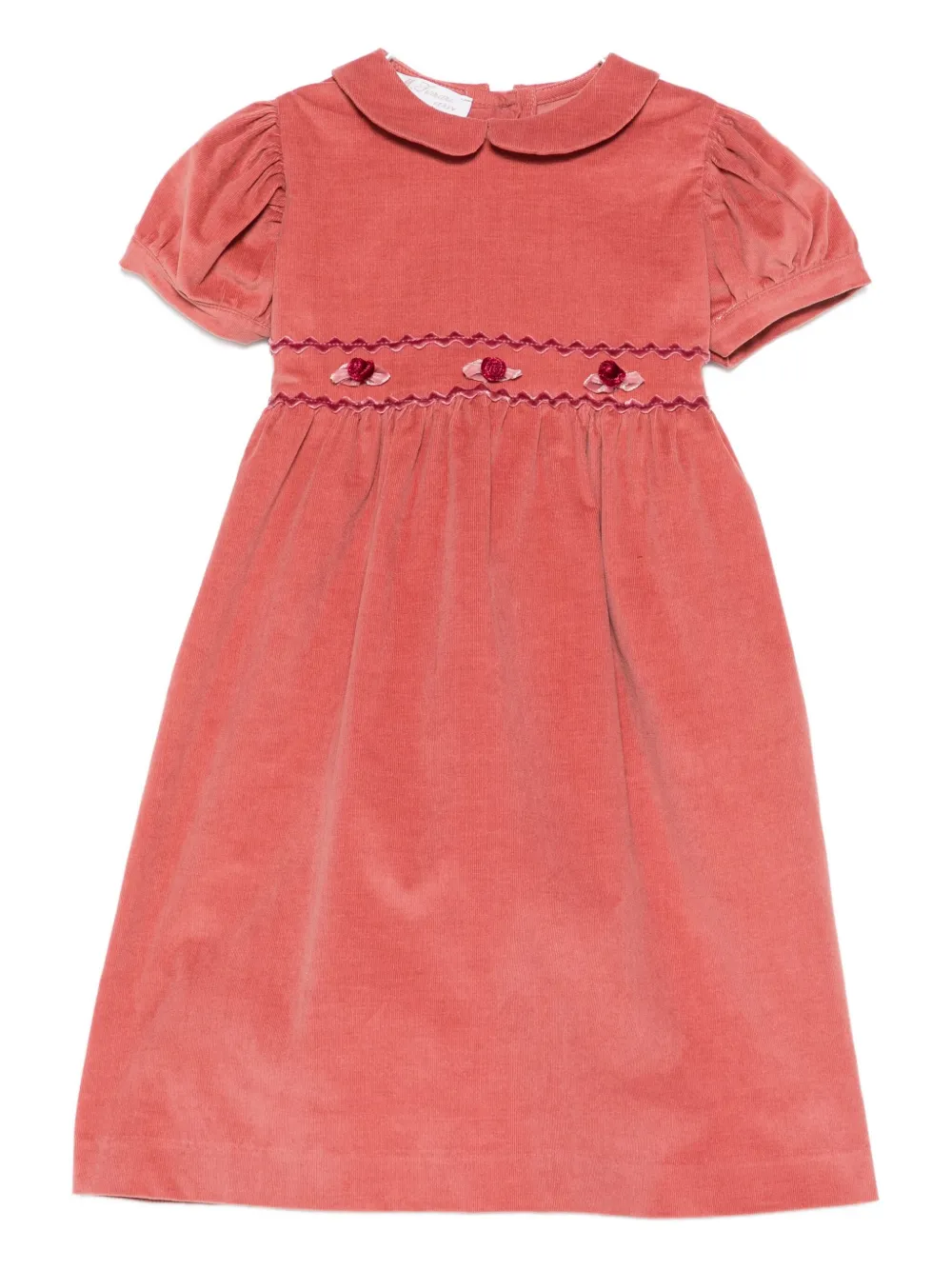 

Платье с короткими рукавами и вышивкой Mariella Ferrari, розовый