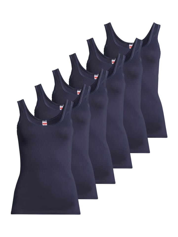 

Conta Нижняя рубашка / Топ из тонкой ребристой вязки, темно-синего цвета