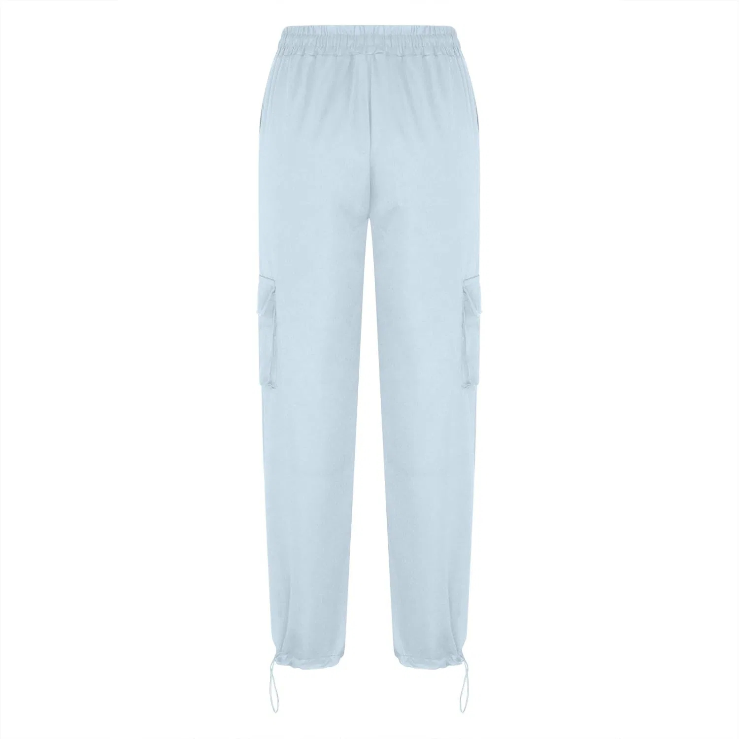 Женские брюки-карго Akklian Fashion, свободные, модные, в стиле Y2k, уличная одежда, повседневные, с широкими штанинами, эластичным поясом и высокой талией, для походов и активного отдыха, серый — фото 3