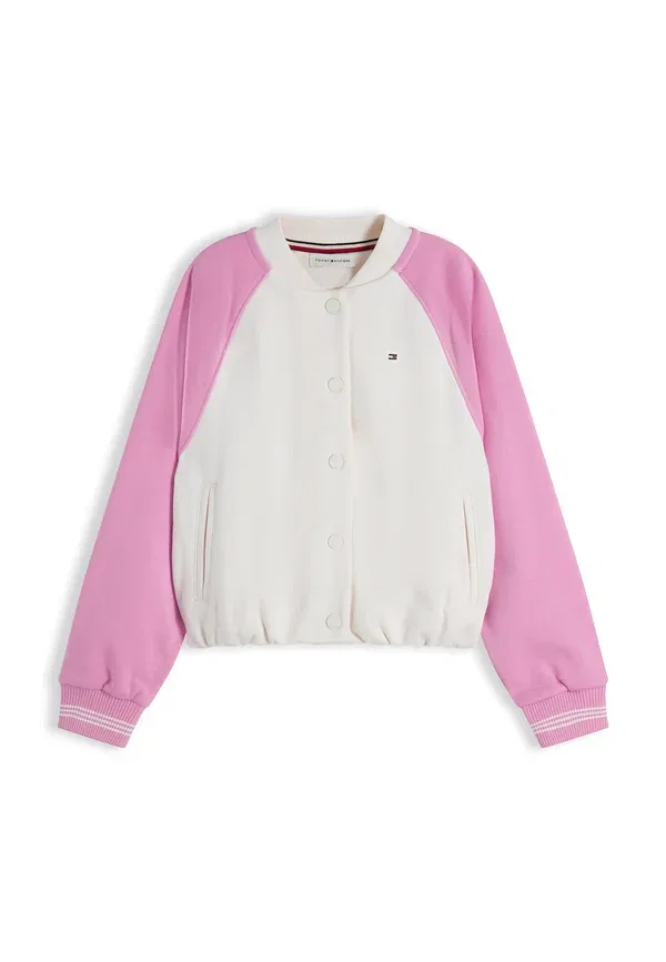 Толстовка на молнии Tommy Hilfiger, античный белый/розовый — фото 4