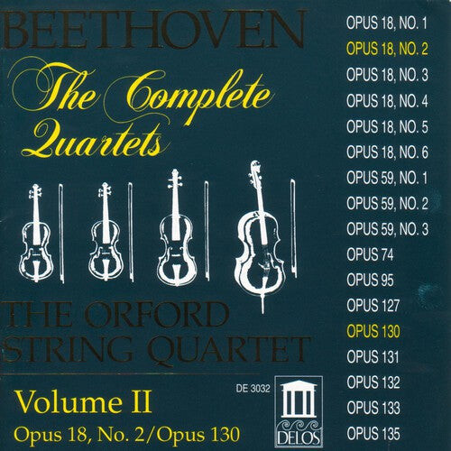 

CD диск Beethoven / Orford String Quartet: Complete Quartets 2