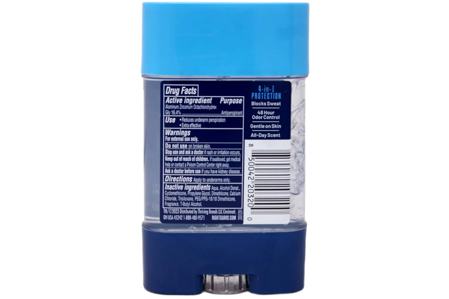 Антиперспирант и дезодорант Right Guard Sport Clear Gel Fresh 85 г, упаковка из 4 штук Right Guard — фото 3