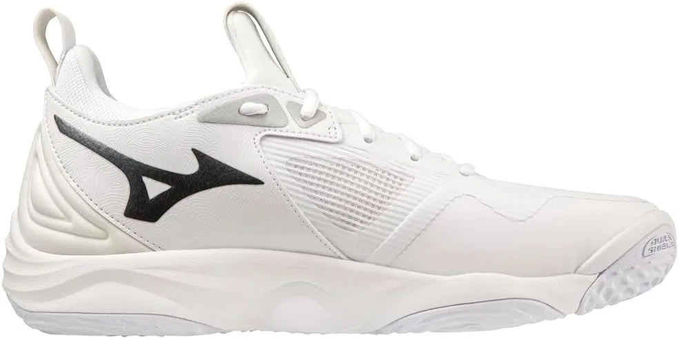 Мужские волейбольные кроссовки Mizuno Wave Momentum 3, White Black — фото 3