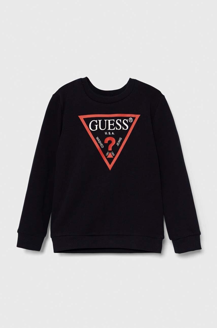 

Хлопковая толстовка Guess для мальчика/девочки, темно-синий