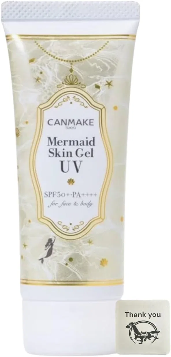 Солнцезащитный гель Canmake Mermaid Skin Gel UV C02 Sunny Yellow 40g SPF50+ PA++++ Kunutonn