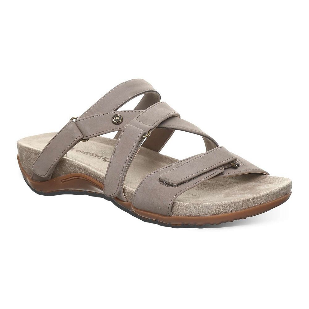 

Женские шлепанцы Bearpaw из акации, цвет Stone