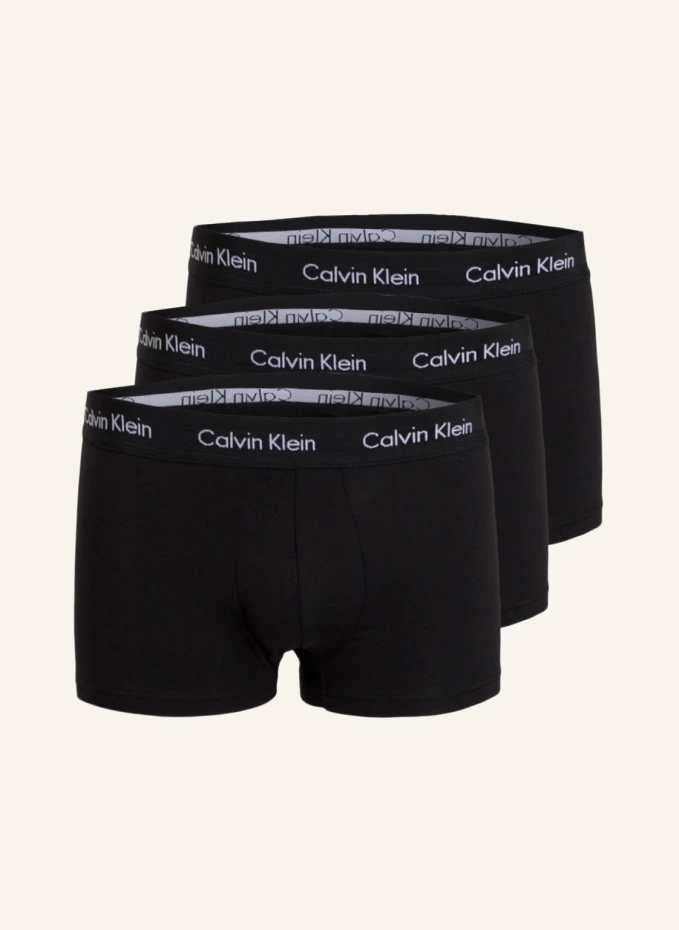 

Комплект из 3 боксёрских шорт cotton stretch Calvin Klein, черный
