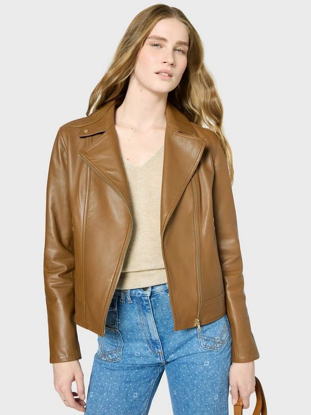 

Кожаная куртка robine Gerard Darel, коричневый