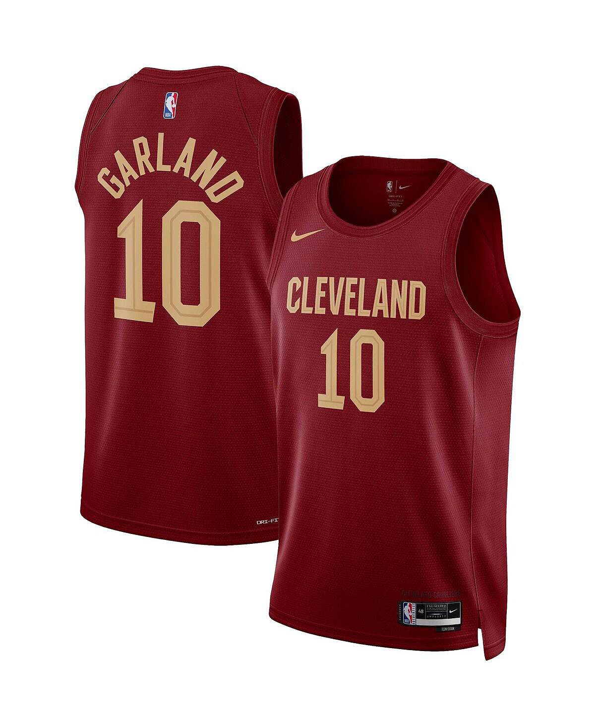 

Мужская майка Darius Garland Wine Cleveland Cavaliers 2022/23 Swingman — Icon Edition Nike