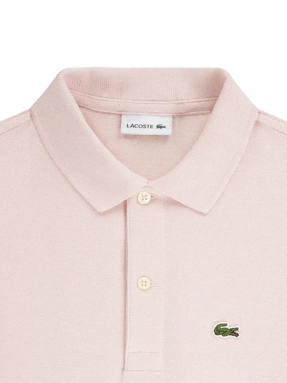 Рубашка поло с логотипом Lacoste Kids, розовый — фото 3